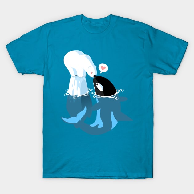 Whale bear T-Shirt by albertocubatas